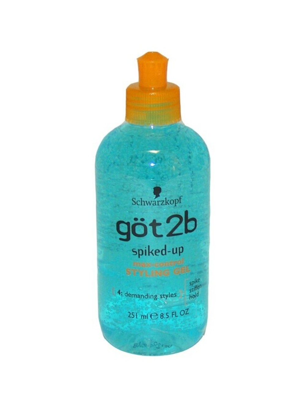 Schwarzkopf got2b Spiked-Up Max-Control Styling Gel 4 Styles 8.5 fl oz Pack 4